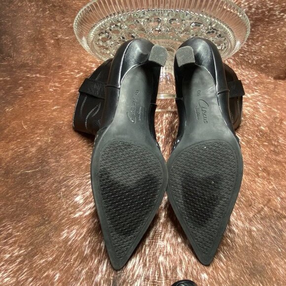 Circus by Sam Edelman Rhinestone Toe Cowboy Boots | Black | Size 8 - Picture 8 of 9